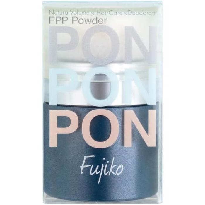 Fujiko FPP Powder 8.5g – Pom-Pom Dry Scalp & Hair Powder for Volume, Moisture & Odor Care [Alcohol-free]
