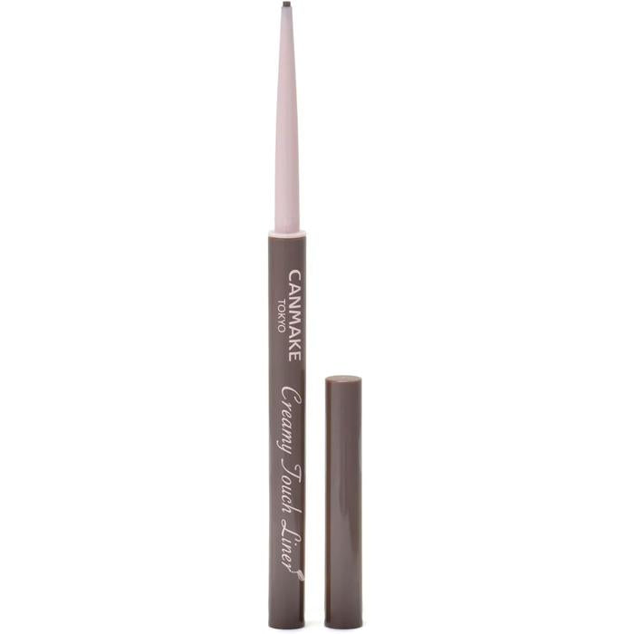 Canmake Creamy Touch Gel Eyeliner – Waterproof 1.5mm Slim Liner, Multiple Colors 8g [Alcohol-free]