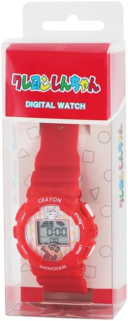 J-AXIS Crayon Shin-chan & Shiro Digital Watch – Red Character Watch CH3C0001-RE