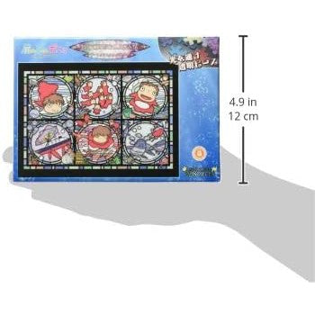 Puzzle with the "Ponyo" motif - stained glass, 208 pieces