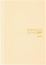 [English] Hobonichi Techo 2027 Cousin Buch A5 – Tagesplaner