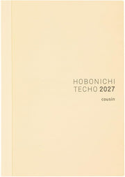 [Japanese] Hobonichi Techo 2027 Cousin A5 – 1 Seite pro Tag Japanischer Planer