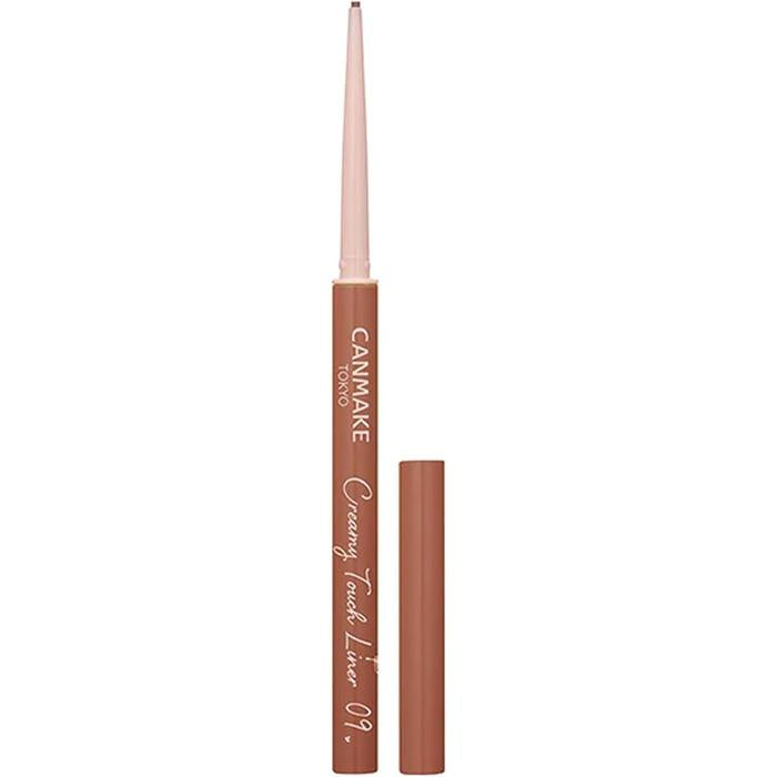 Canmake Creamy Touch Gel Eyeliner – Waterproof 1.5mm Slim Liner, Multiple Colors 8g [Alcohol-free]