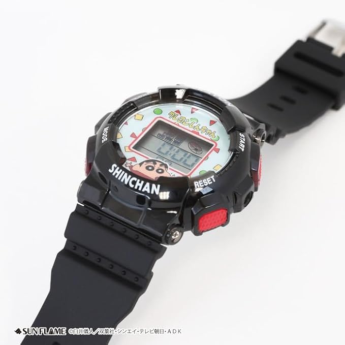 J-AXIS Crayon Shin-chan Pajama Digital Watch – Black Character Watch CH3C0001-BK
