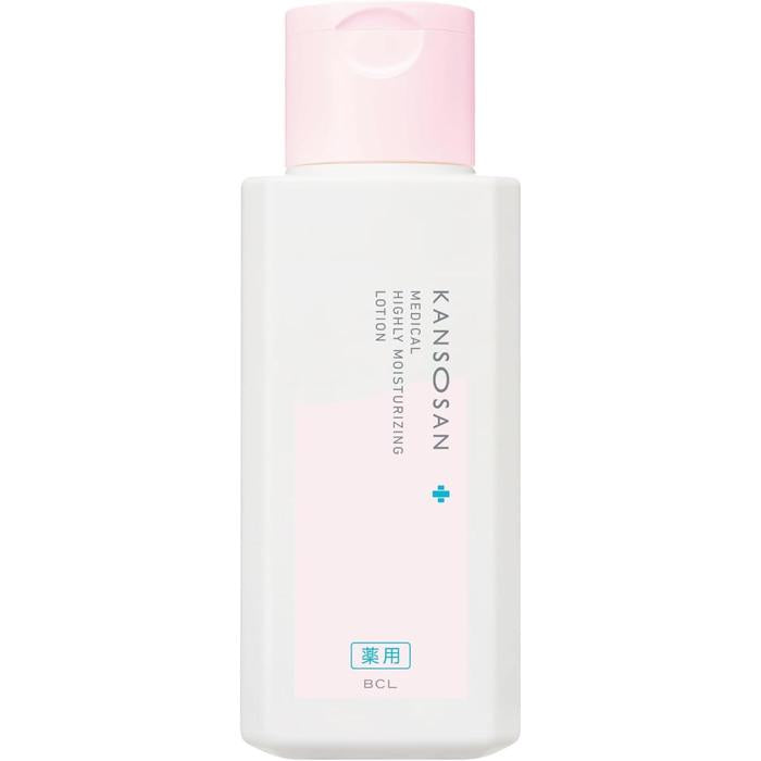 KANSOSAN Medicated High Moisture Lotion for Dry & Sensitive Skin 230mL – Heparinoid & CICA [Alcohol-free]