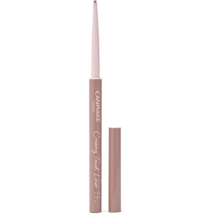 Canmake Creamy Touch Gel Eyeliner – Waterproof 1.5mm Slim Liner, Multiple Colors 8g [Alcohol-free]
