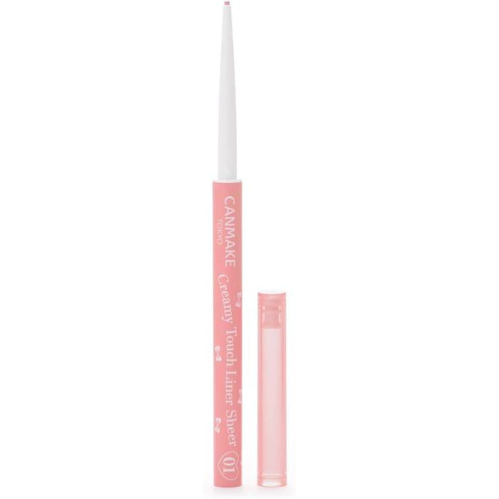 Canmake Creamy Touch Gel Eyeliner – Waterproof 1.5mm Slim Liner, Multiple Colors 8g [Alcohol-free]