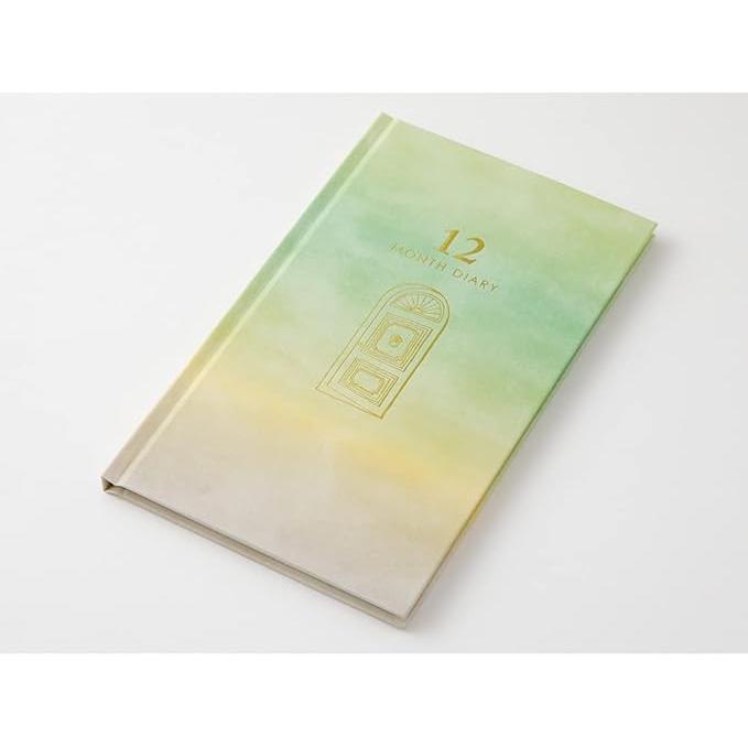 Midori 12-Month Consecutive Door Diary – Seasonal Illustrated Journal with MD Paper