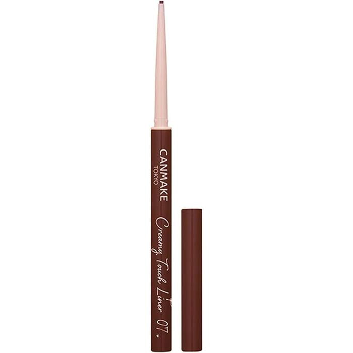 Canmake Creamy Touch Gel Eyeliner – Waterproof 1.5mm Slim Liner, Multiple Colors 8g [Alcohol-free]