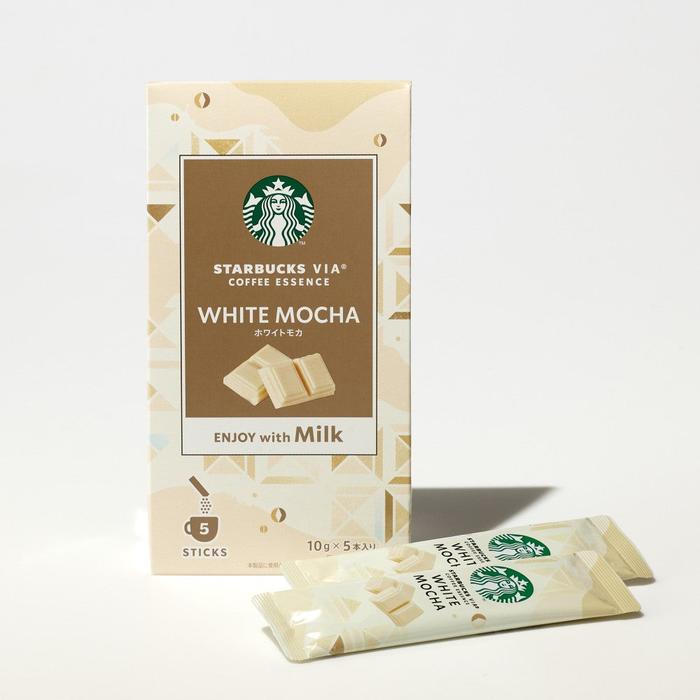 Starbucks VIA Coffee Essence White Mocha – Instant Coffee Sticks (5 Sticks)