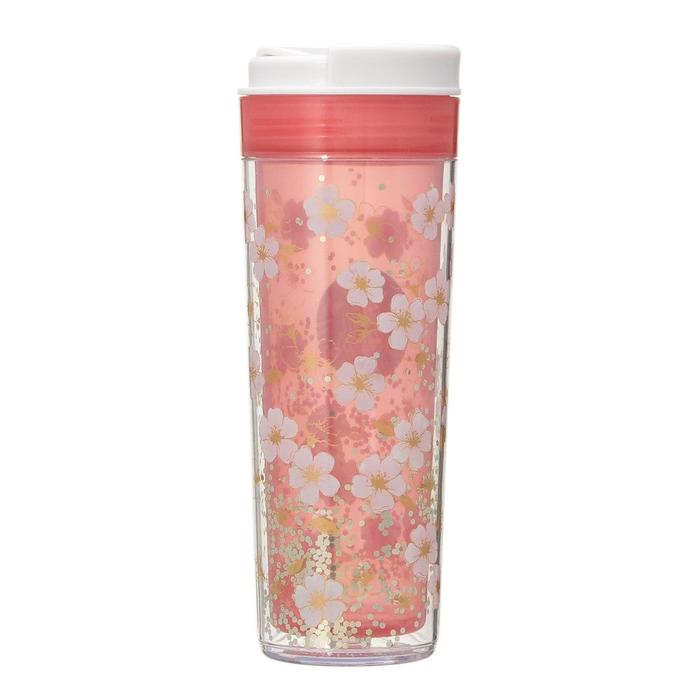 Starbucks Japan Sakura 2026 Color Changing Tumbler 473ml – Red to Clear Cherry Blossom Limited Edition