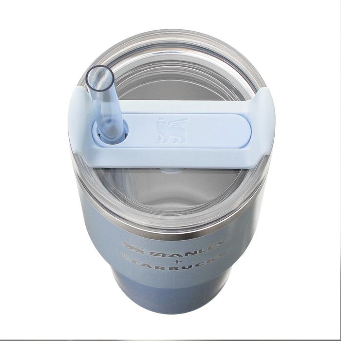 Starbucks Japan Sakura 2026 STANLEY 3-Way Stainless Steel Tumbler Shiny Airy Blue Gradient 414ml – Limited Edition