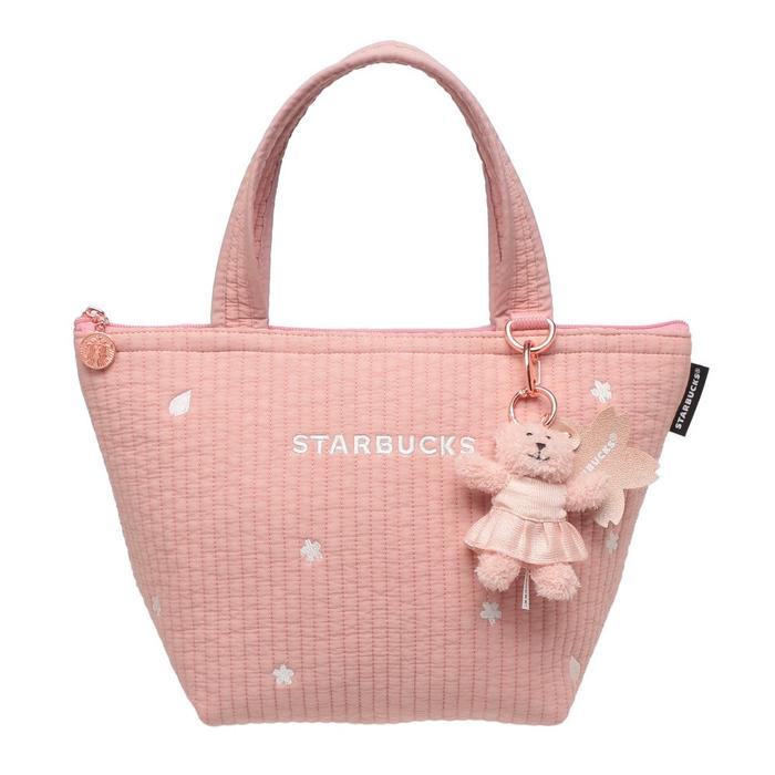 Starbucks Japan Sakura 2026 Bearista Keychain – Pink Cherry Blossom Bear Plush Limited Edition