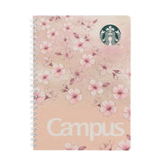 Starbucks Japan Sakura 2026 Campus Ring Notebook – Beige Milk Carton Recycled Paper Limited Edition
