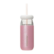 Starbucks Stainless Steel Cold Cup Tumbler Glitter Ice Pink 503ml