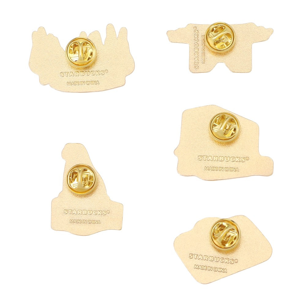 Starbucks Discovery Series Pin Badge Set TOKYO