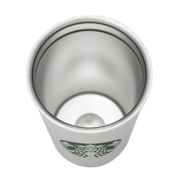 Starbucks 2-Way Stainless Steel Cup / Cup Holder – Matte White 591 ml