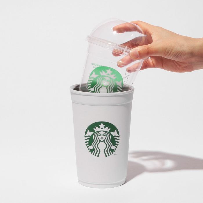 Starbucks 2-Way Stainless Steel Cup / Cup Holder – Matte White 591 ml