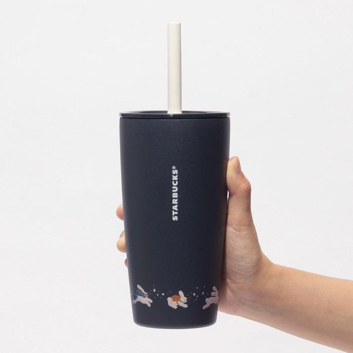Starbucks Japan Herbstfestival 2026 MiiR Rabbit Navy Edelstahlbecher mit Ersatzdeckel 473 mL