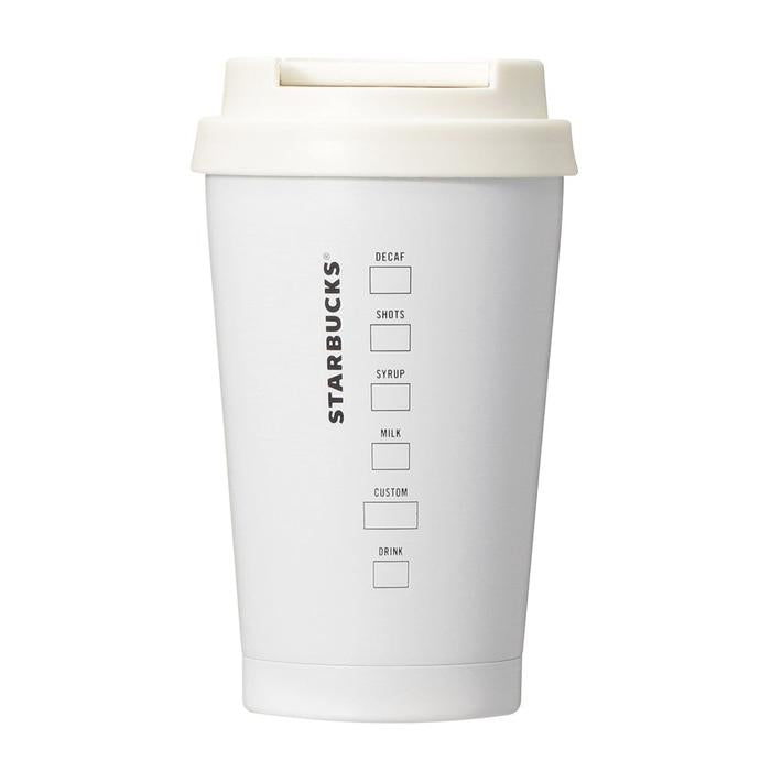 Starbucks Recycled Stainless Steel TOGO Tumbler Matte White 355ml