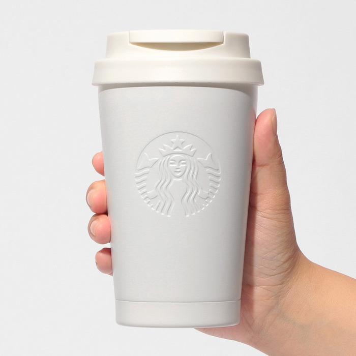 Starbucks Recycled Stainless Steel TOGO Tumbler Matte White 355ml