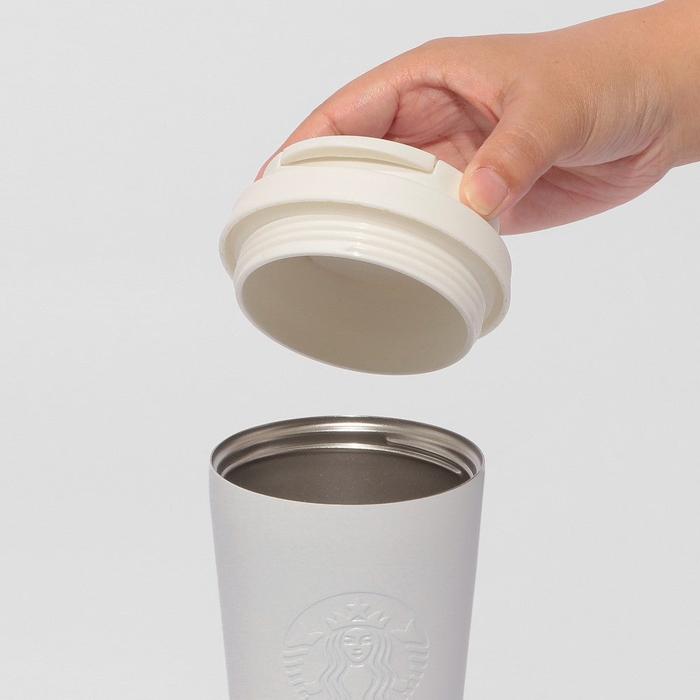 Starbucks Recycled Stainless Steel TOGO Tumbler Matte White 355ml