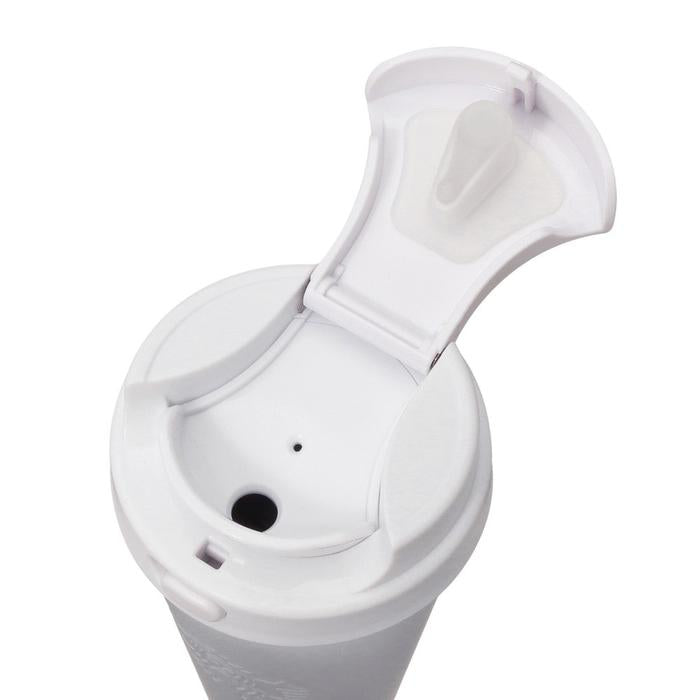 Bouteille TOGO en acier inoxydable recyclé Starbucks blanche mate 473 ml