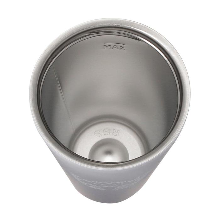 Bouteille TOGO en acier inoxydable recyclé Starbucks blanche mate 473 ml