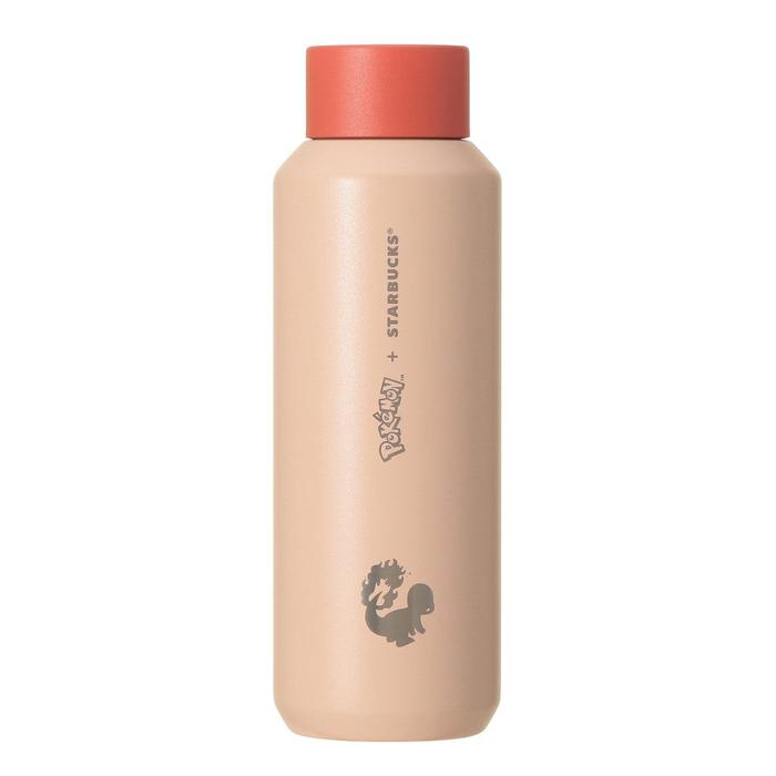 Bouteille en acier inoxydable Pokémon + Starbucks Japon 473ml – Pikachu, Bulbizarre, Salamèche, Carapuce et Évoli