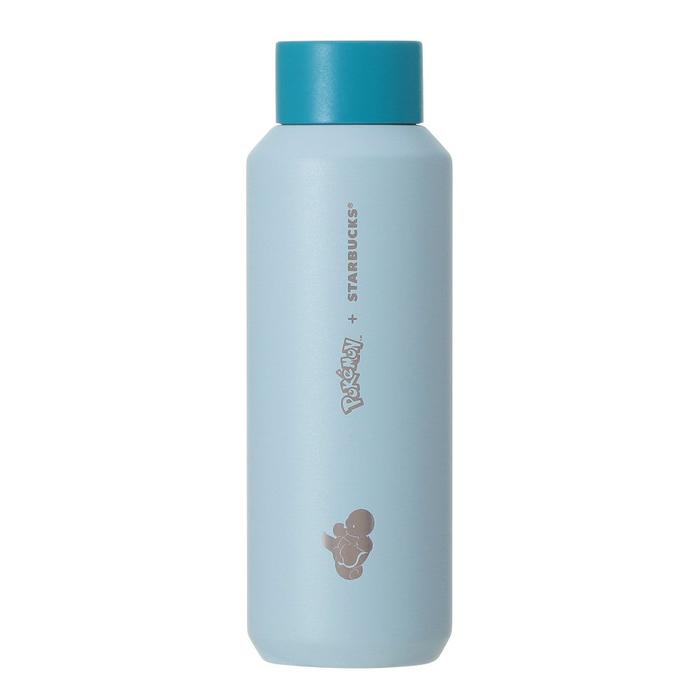 Bouteille en acier inoxydable Pokémon + Starbucks Japon 473ml – Pikachu, Bulbizarre, Salamèche, Carapuce et Évoli