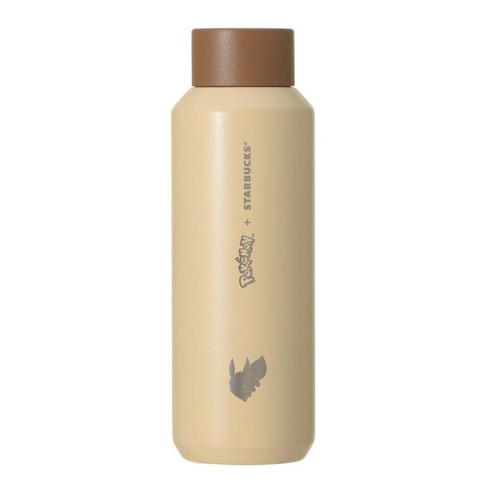 Bouteille en acier inoxydable Pokémon + Starbucks Japon 473ml – Pikachu, Bulbizarre, Salamèche, Carapuce et Évoli