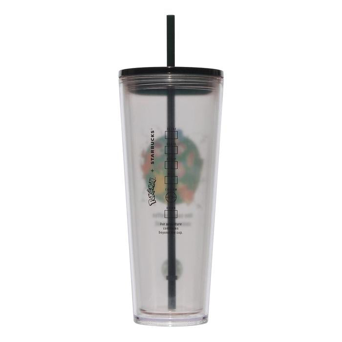 Pokémon + Starbucks Japonia Kubek Termiczny z Słomką 710ml – Połączenie Kawy i Przygoda z Kawą