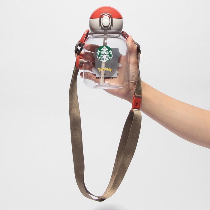 Pokémon + STARBUCKS Vaso de Paja con Correa – Aventura de Café 458ml