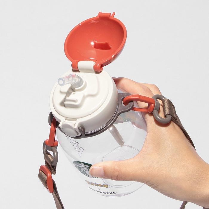 Pokémon + STARBUCKS Vaso de Paja con Correa – Aventura de Café 458ml