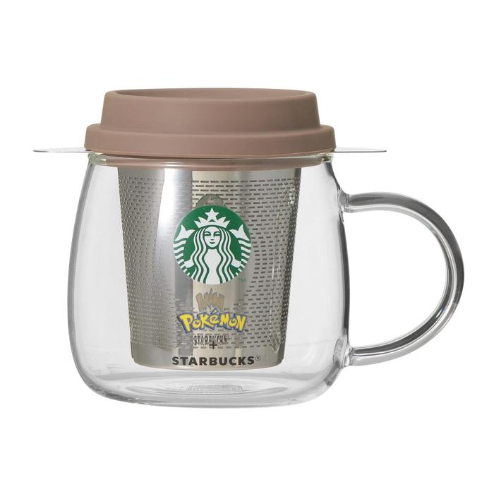 Pokémon + Starbucks Japan Heat-Resistant Glass Mug with Stainless Steel Strainer 296ml – Coffee Adventure Pikachu