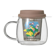 Pokémon + Starbucks Japan Heat-Resistant Glass Mug with Stainless Steel Strainer 296ml – Coffee Adventure Pikachu