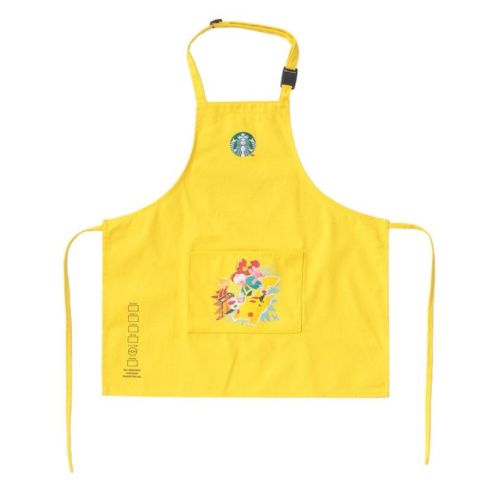 Pokémon + Starbucks Japan Schürze 100% Baumwolle