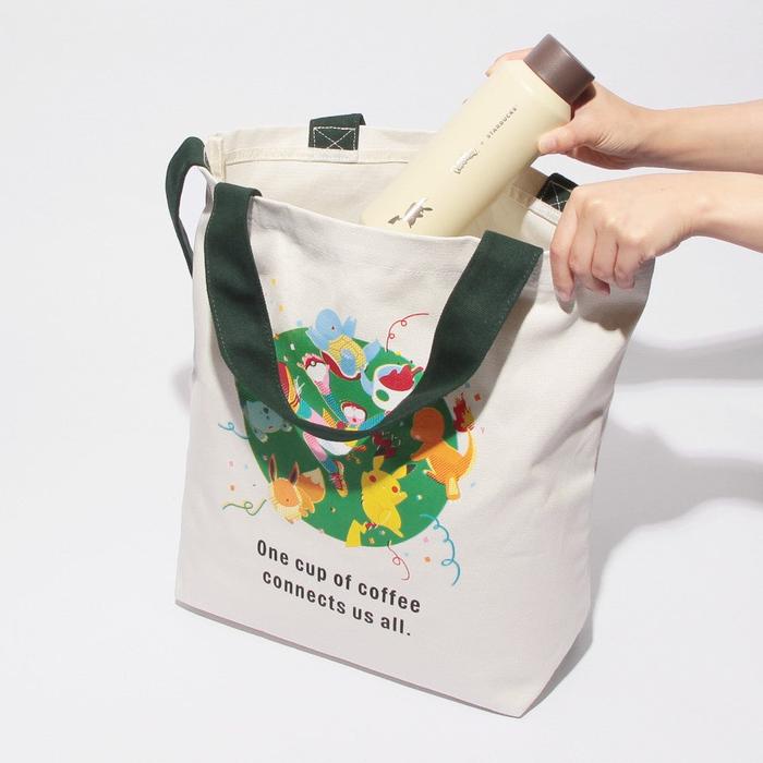 Sac fourre-tout Pokémon + Starbucks Japon – Connexion Café & Aventure Café