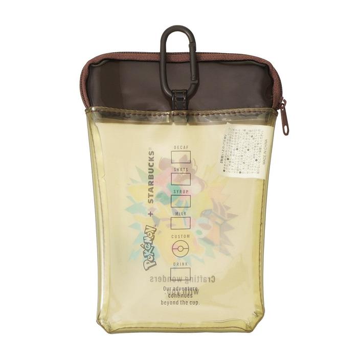 Pokémon + Starbucks Japan Cup-Shaped PVC Pouch – Pikachu, Bulbasaur, Charmander, Squirtle & Eevee