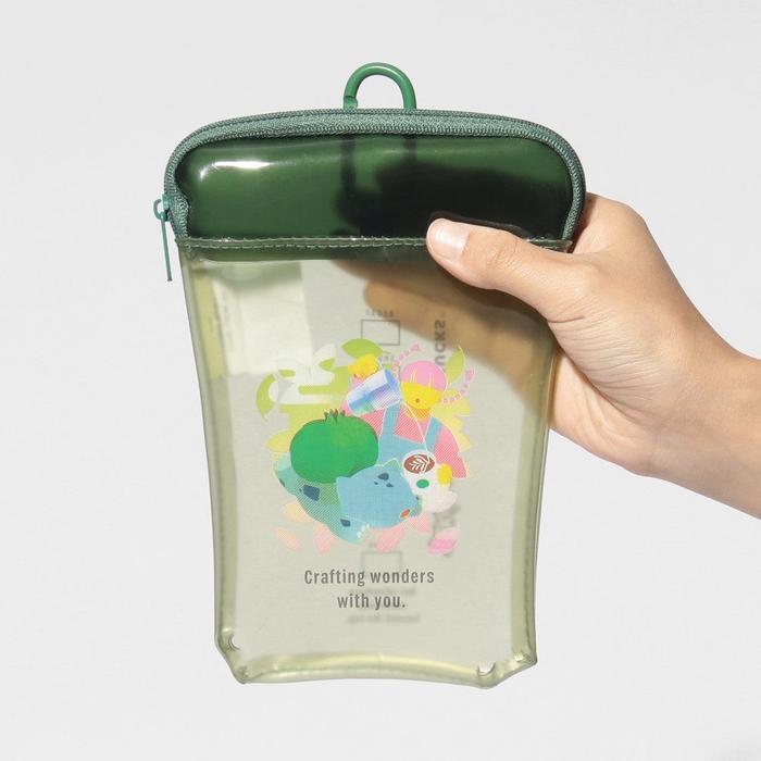 Pokémon + Starbucks Japan Cup-Shaped PVC Pouch – Pikachu, Bulbasaur, Charmander, Squirtle & Eevee