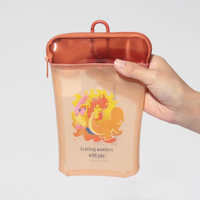 Pokémon + Starbucks Japan Cup-Shaped PVC Pouch – Pikachu, Bulbasaur, Charmander, Squirtle & Eevee