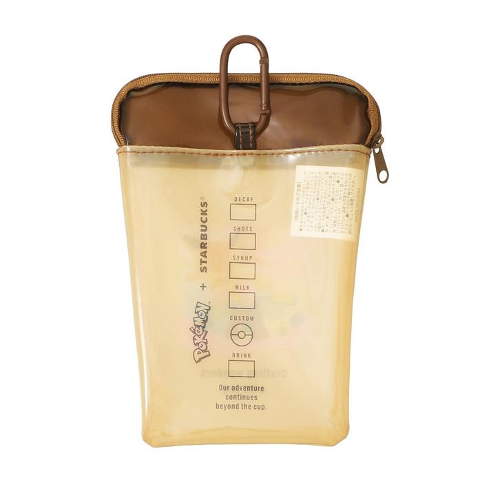 Pokémon + Starbucks Japan Cup-Shaped PVC Pouch – Pikachu, Bulbasaur, Charmander, Squirtle & Eevee