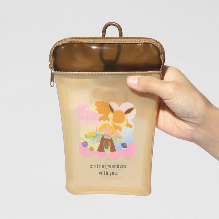 Pokémon + Starbucks Japan Cup-Shaped PVC Pouch – Pikachu, Bulbasaur, Charmander, Squirtle & Eevee