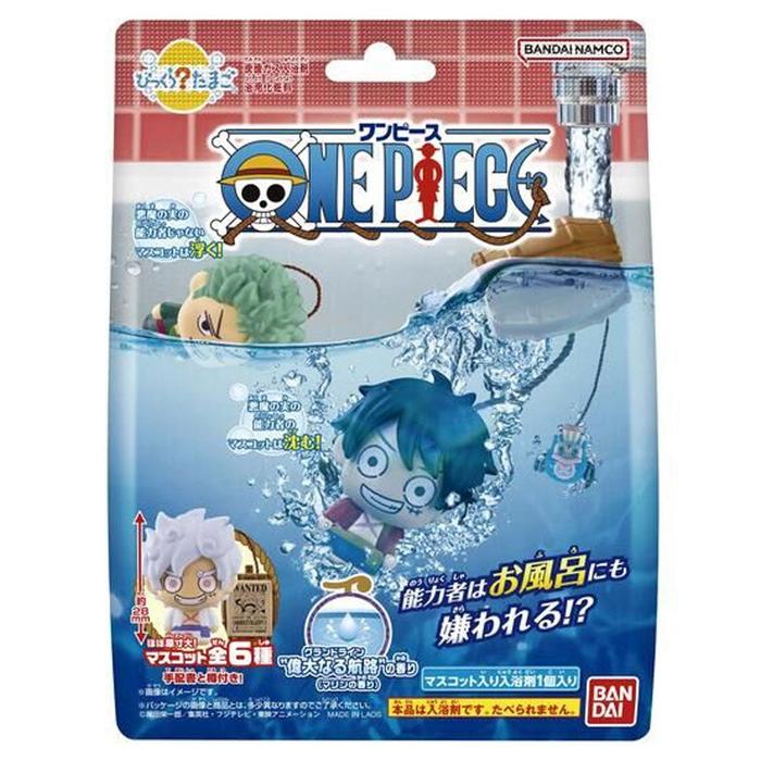 Bikkura Tamago ONE PIECE Bath Bomb with Surprise Figure – Grand Line Scent [No Alcohol]