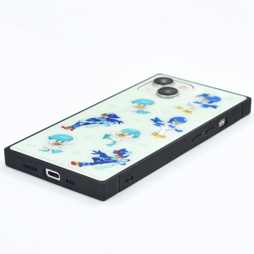 Square glass case compatible with iPhone15/14/13 Snubbull
