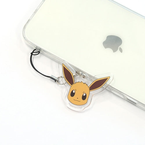 Mobile Acrylic Strap - Chansey, Eevee, Espeon, Jigglypuff, Lucario, Meowth, Mew, Piplup, Ponyta, Psyduck, Slowpoke