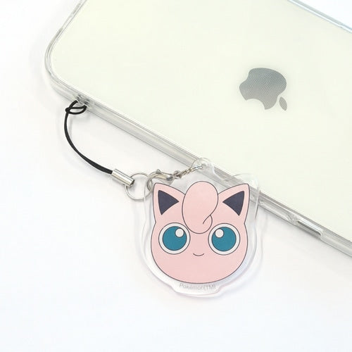 Mobile Acrylic Strap - Chansey, Eevee, Espeon, Jigglypuff, Lucario, Meowth, Mew, Piplup, Ponyta, Psyduck, Slowpoke