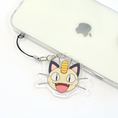 Mobile Acrylic Strap - Chansey, Eevee, Espeon, Jigglypuff, Lucario, Meowth, Mew, Piplup, Ponyta, Psyduck, Slowpoke
