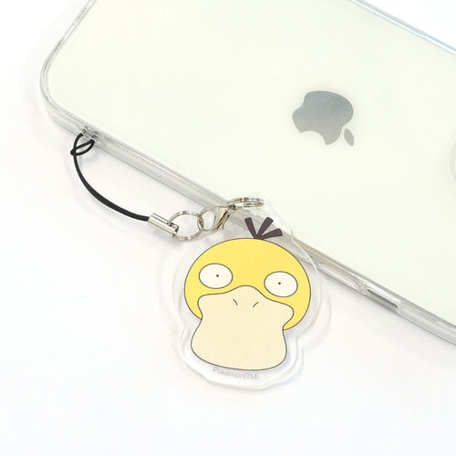 Mobile Acrylic Strap - Chansey, Eevee, Espeon, Jigglypuff, Lucario, Meowth, Mew, Piplup, Ponyta, Psyduck, Slowpoke