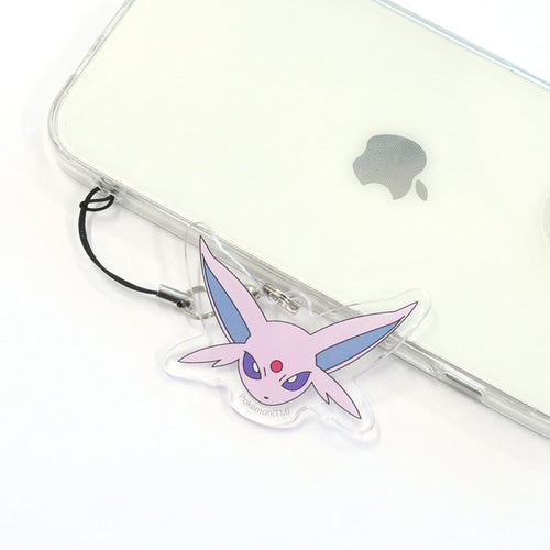 Mobile Acrylic Strap - Chansey, Eevee, Espeon, Jigglypuff, Lucario, Meowth, Mew, Piplup, Ponyta, Psyduck, Slowpoke